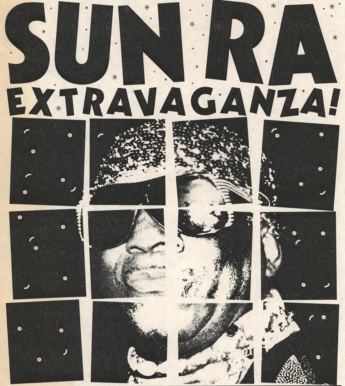 Folleto vintage de concierto de Sun Ra (Sun Ra Nueva York) en Bueno Estado en Brooklyn, NY