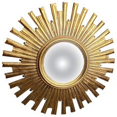 Vintage sunburst mirror, 1960s
