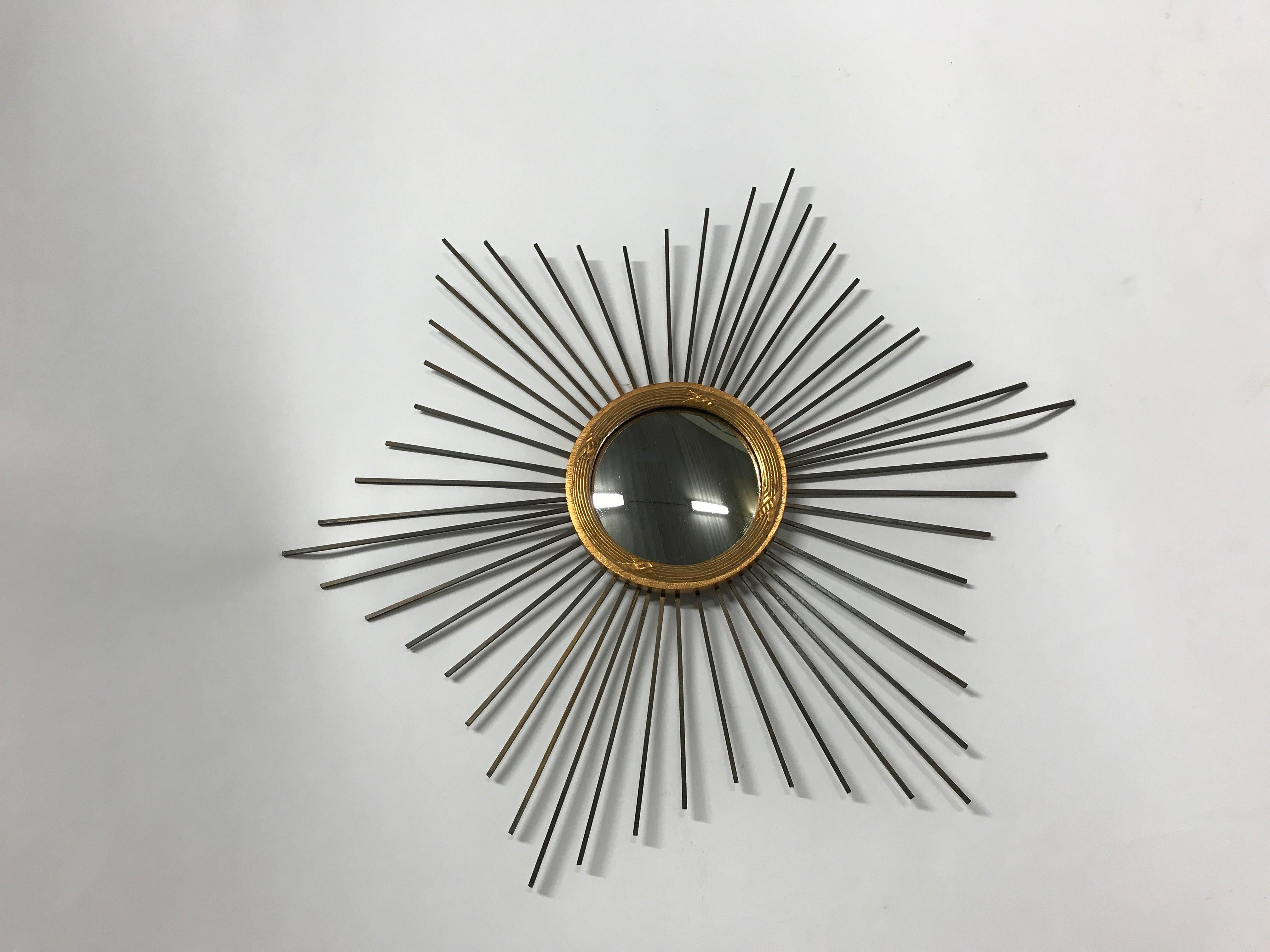 Vintage Sunburst Mirror, 1960s, France 3