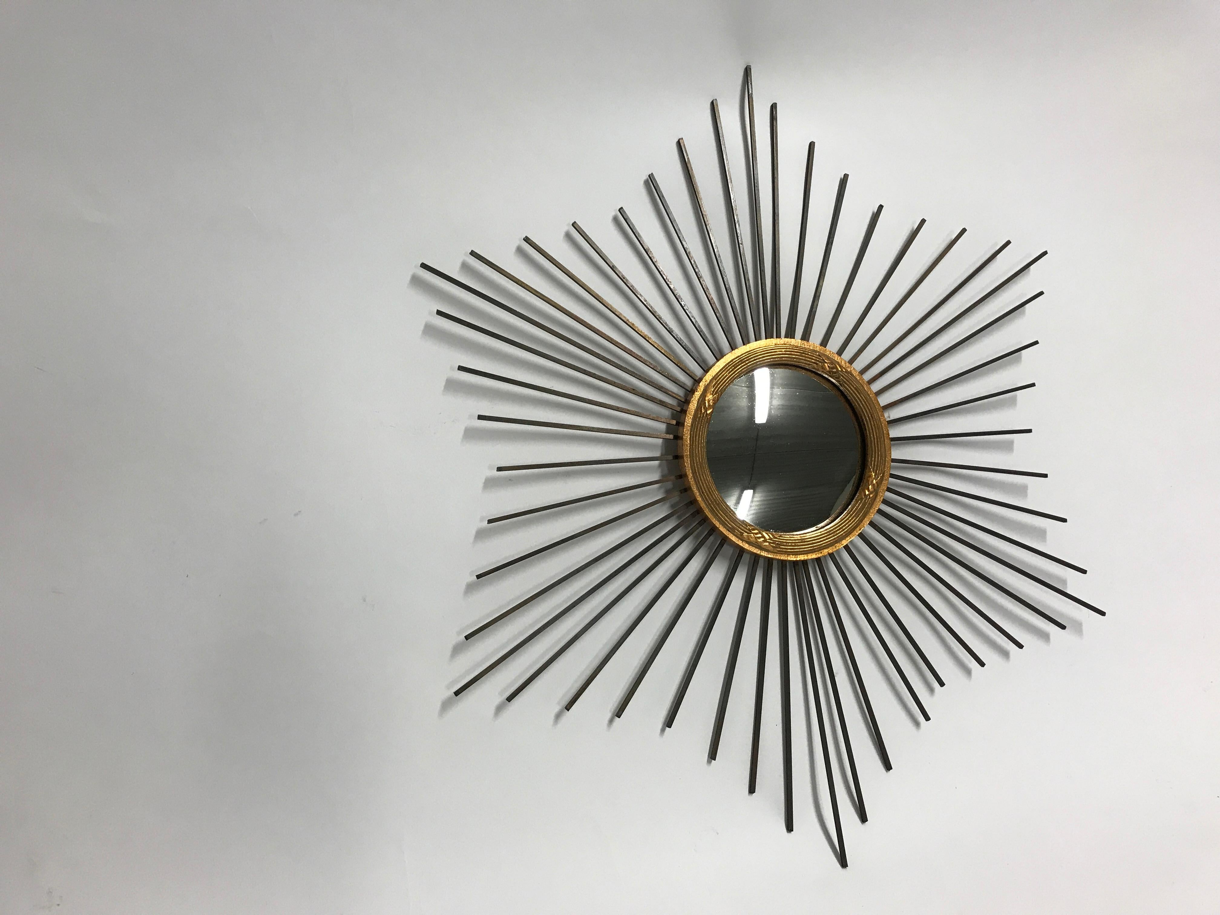 Vintage Sunburst Mirror, 1960s, France 4