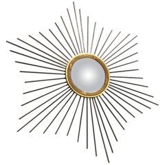 Vintage Sunburst Mirror, 1960s, France