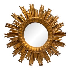 Vintage Sunburst Mirror