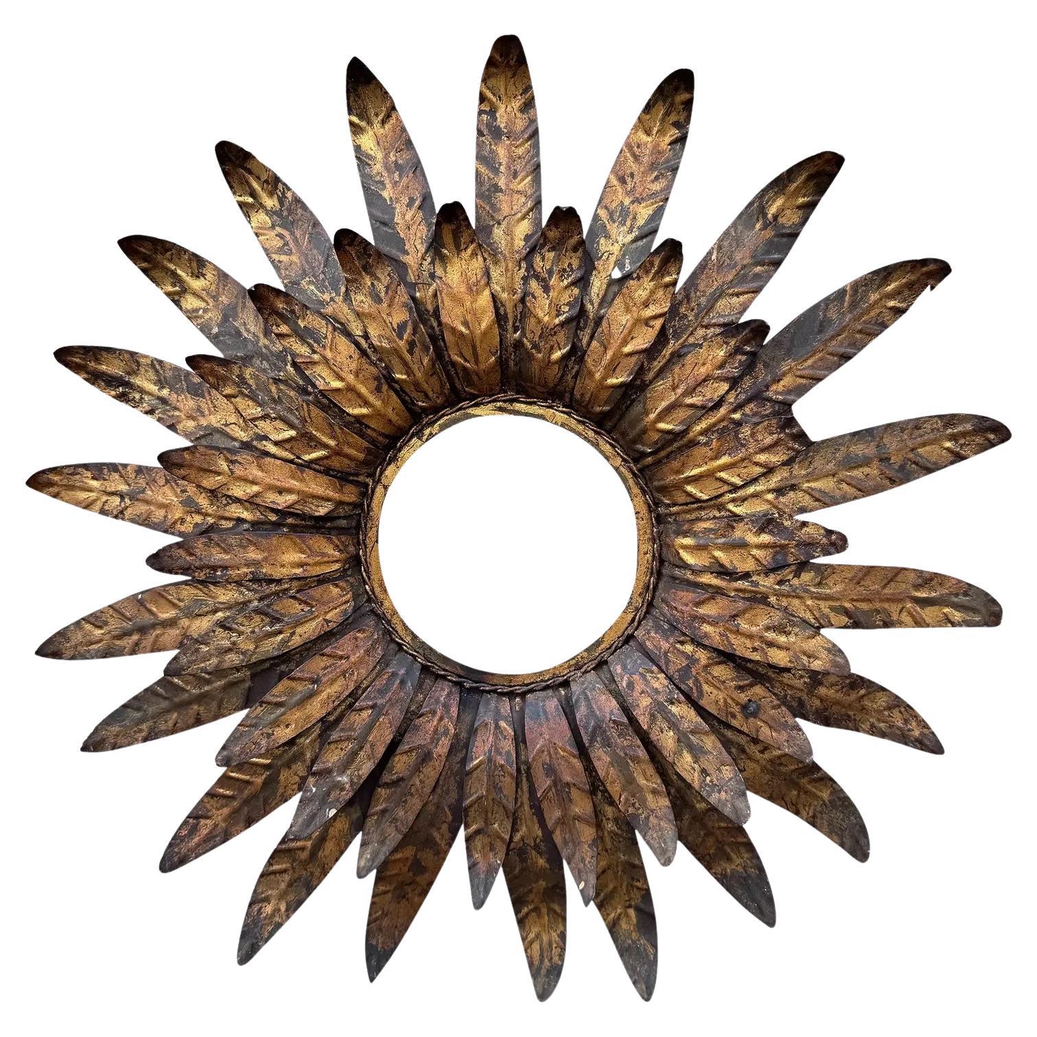 Vieux miroir Sunburst