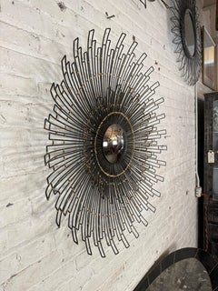 Vintage Sunburst Wall Mirror