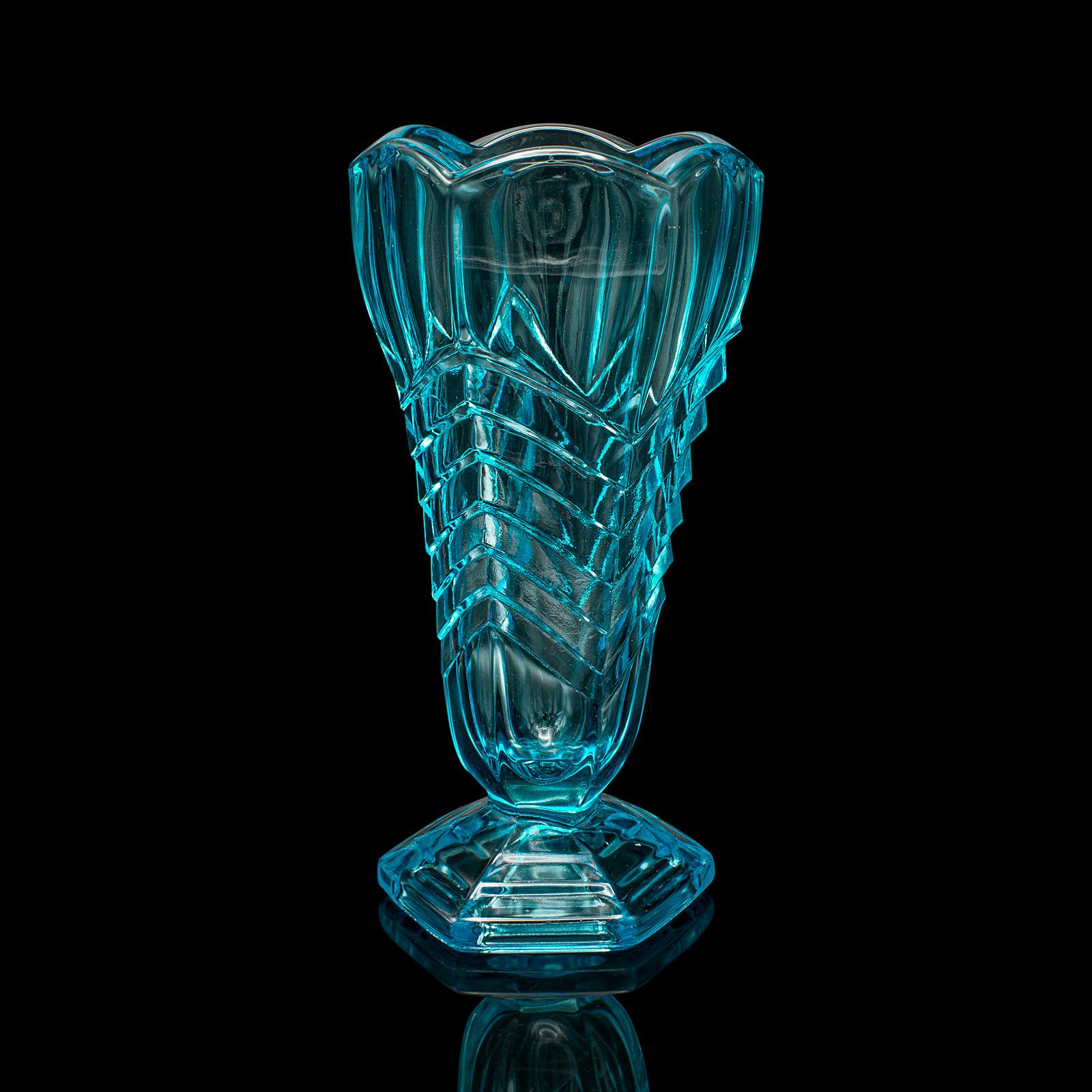 Vintage Sundae Cup, English, Decorative Dessert Glass, Art Deco, Circa 1930 In Good Condition For Sale In Hele, Devon, GB