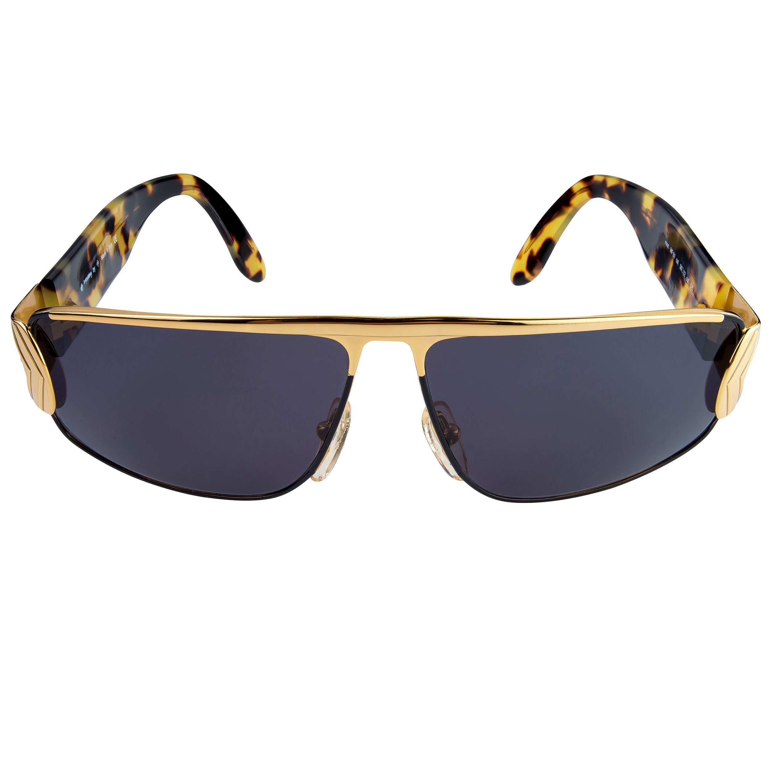 Prince Egon Von Furstenberg sunglasses, made in Italy in the 1980s. 

Before Diane, there was Egon. Egon was a prince from Switzerland and he married Diane and thus made Diane Von Furstenburg a princess. An acclaimed fashion designer, he was a