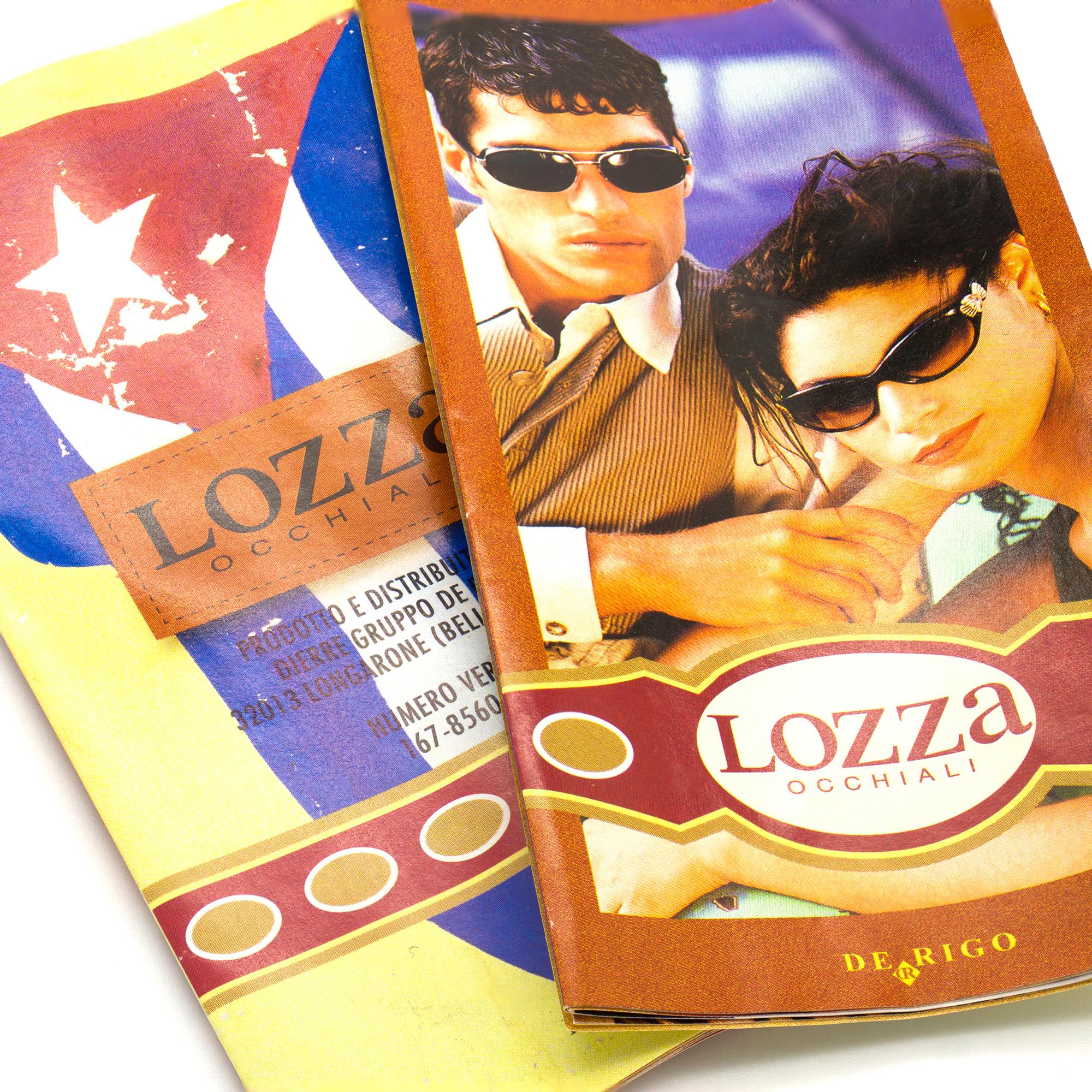 Vintage sunglasses by Lozza, 80s designer sunglasses [never worn] For Sale 2