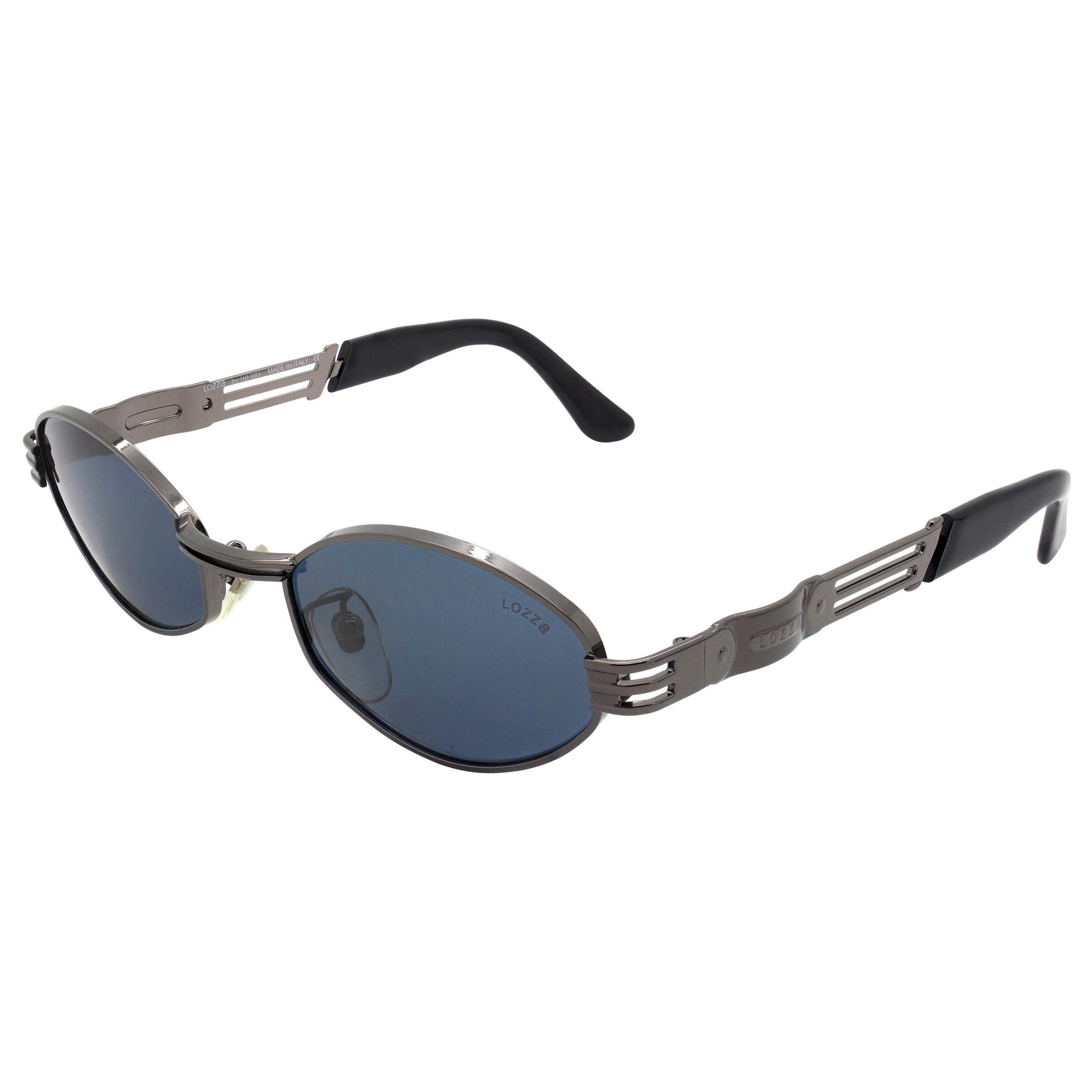 Vintage sunglasses by Lozza, 80s hexagonal sunglasses For Sale