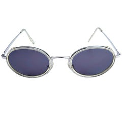 Lunettes de soleil vintage de Lozza fabriquées en Italie. Lunettes de soleil ovales des années 80