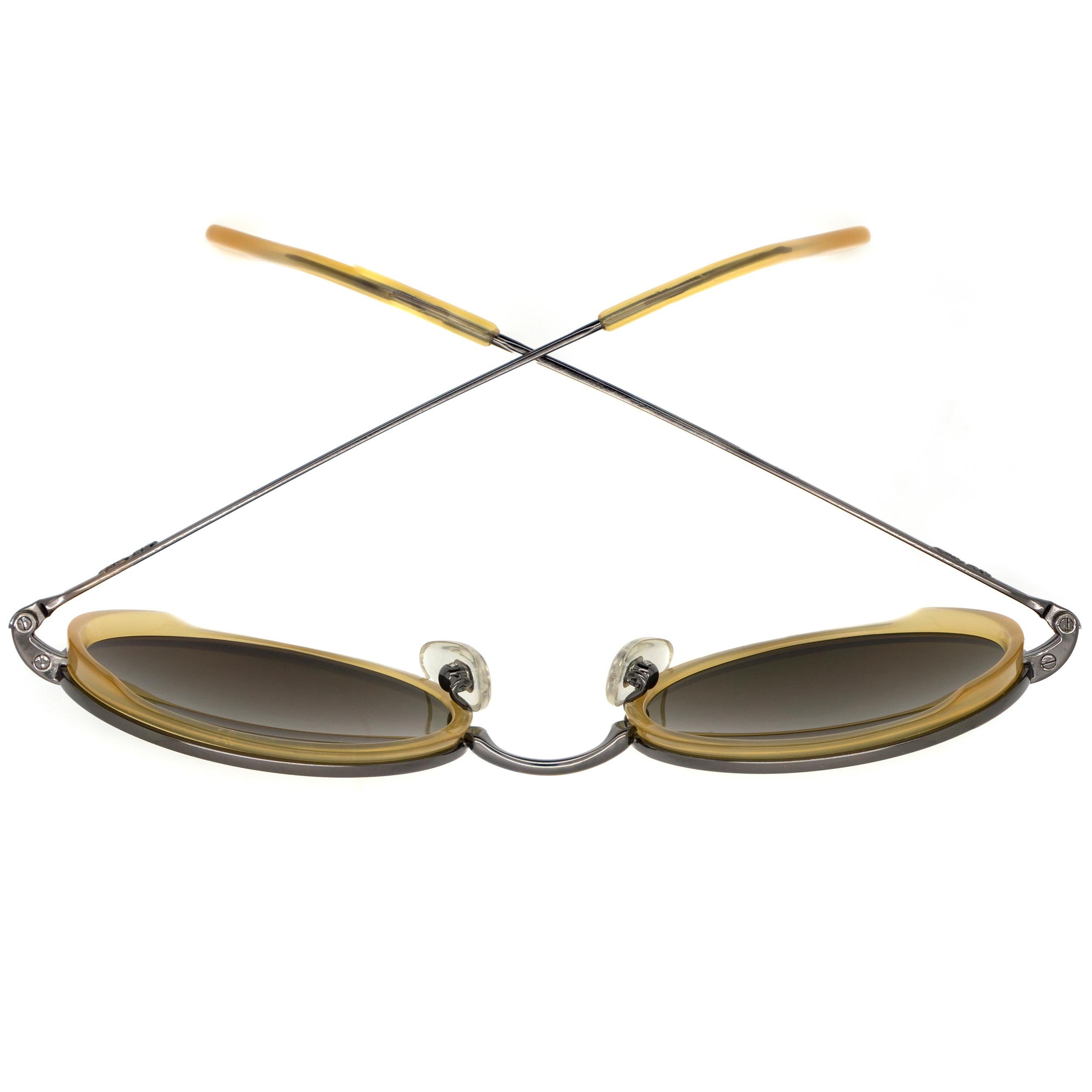 Lunettes de soleil vintage de Lozza fabriquées en Italie. Lunettes de soleil ovales des années 80 Neuf - En vente à Santa Clarita, CA