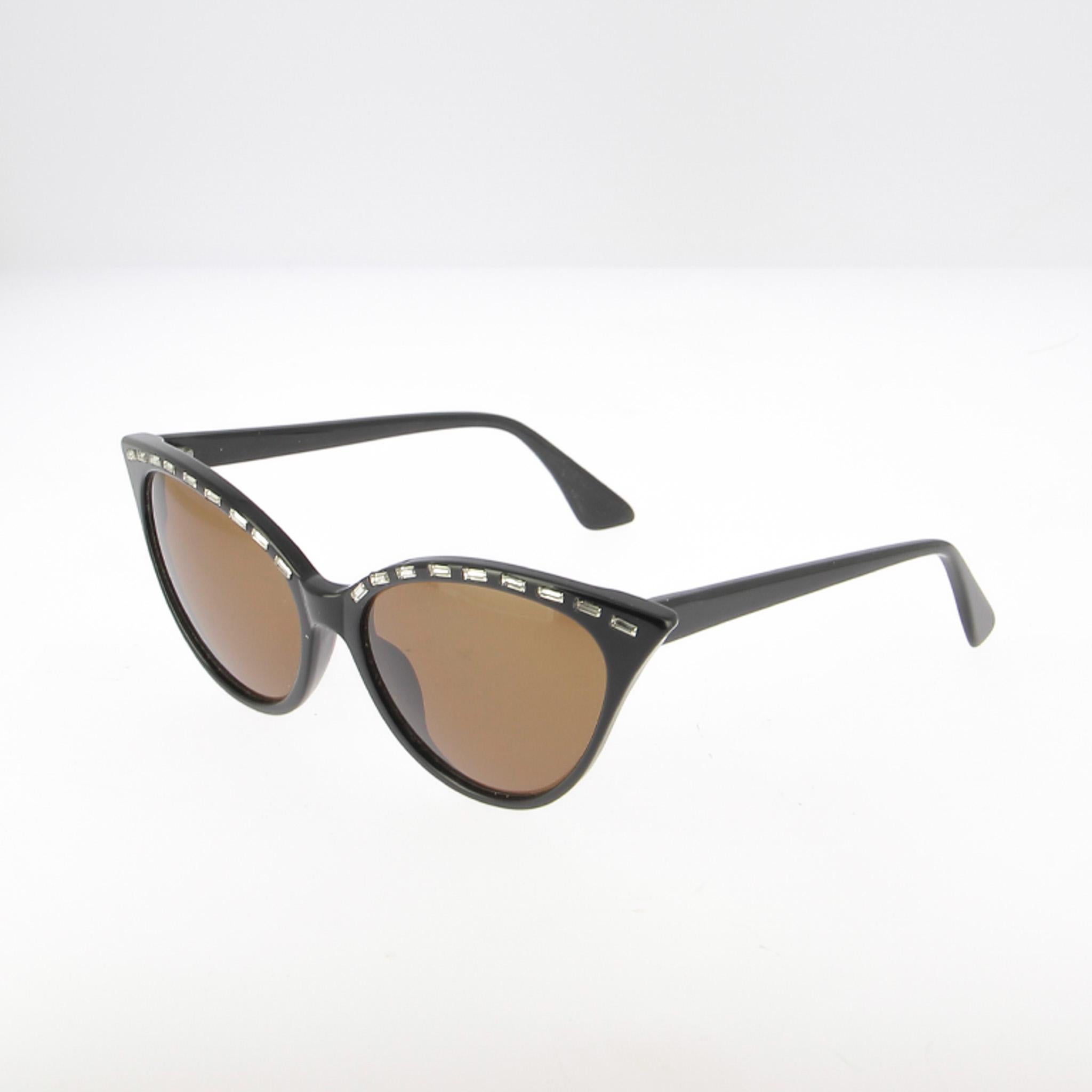 Gafas de sol vintage de los años 80 - Patrick Kelly Marrón en venta