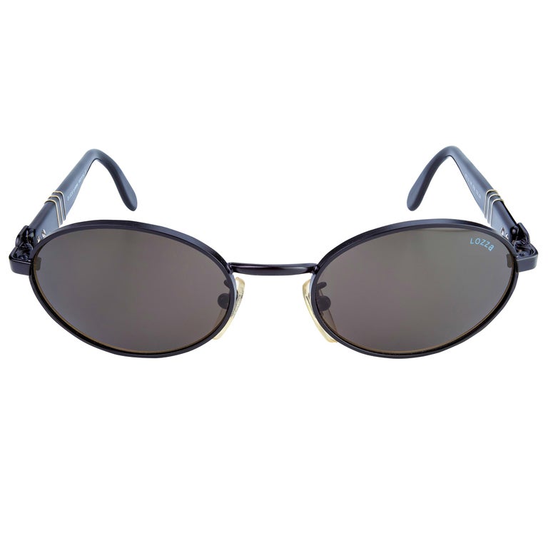 Vintage sunglasses made by Lozza in Italy. Oval 80s  display picture 1