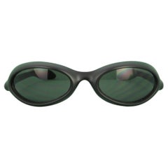 Vintage Vuarnet 2000s Matte Black PVC Wraparound Unisex Sunglasses Vintage Vuarnet 2000s Matte Black PVC Wraparound Unisex Sunglasses