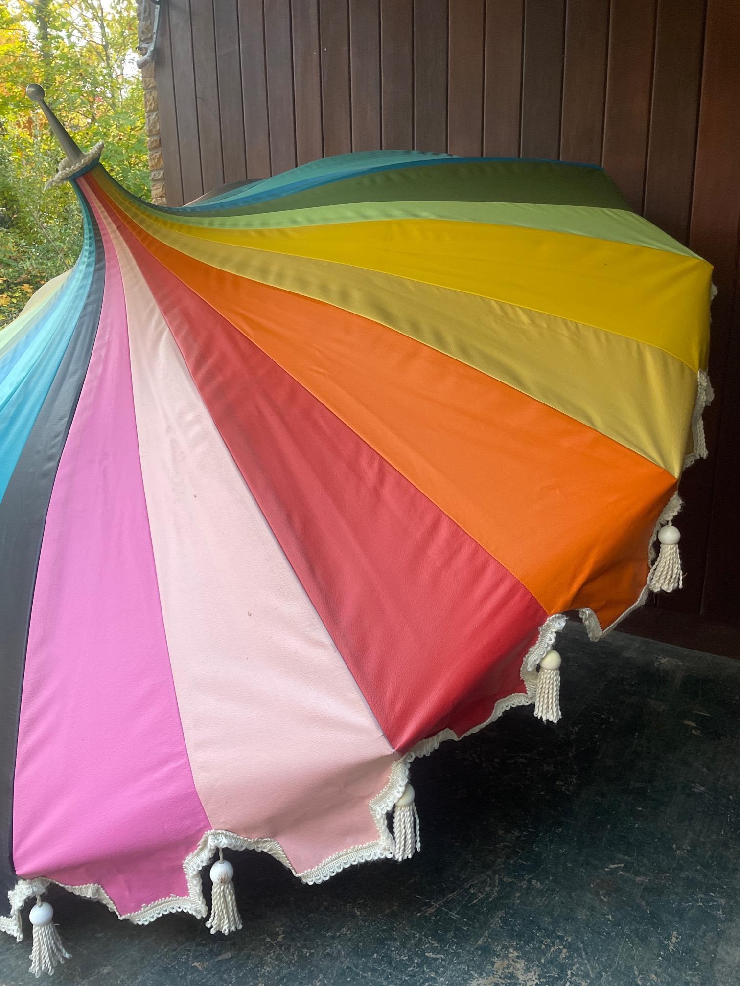 mid century patio umbrella