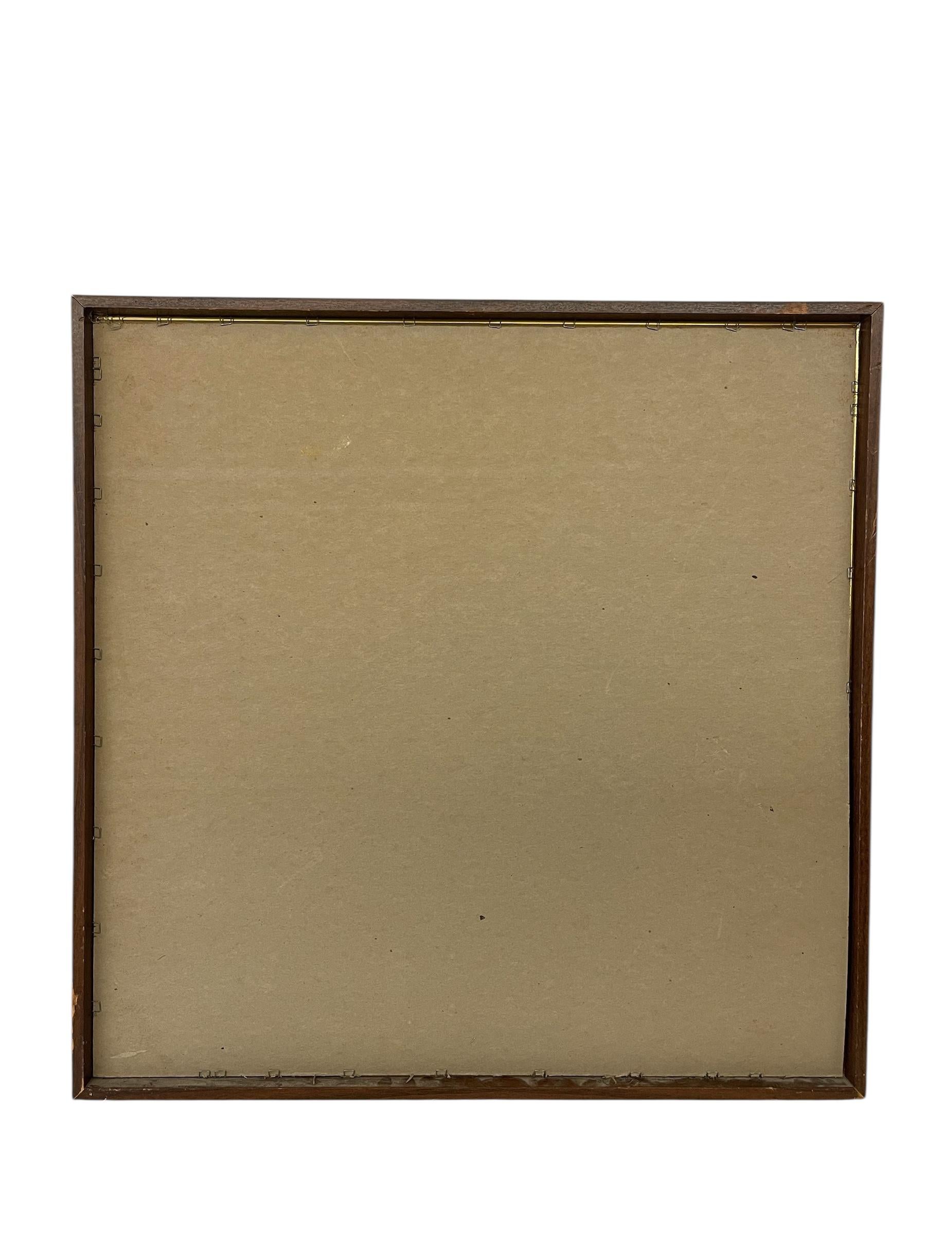 Vintage Sonnenuntergang Seelandschaft Ölgemälde mit Fischerbooten, signiert im Angebot 4
