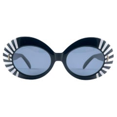 Vintage Suntimer Victory Rising Sun Skimo Style France Sunglasses, 1960  