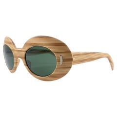 Gafas de sol Vintage Suntimer Victory Style Stripped Made in France 1960