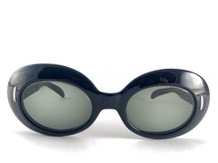 Occhiali da sole vintage Suntimer Victory Suntimer Black Made in France 1960