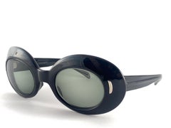 Vintage Suntimer Victory Suntimer Black Made in France 1960 Sunglasses