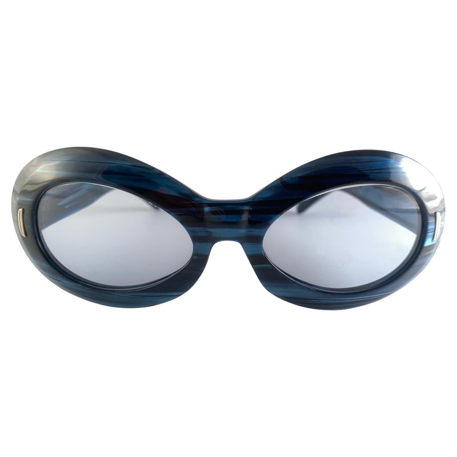 Vintage Suntimer Victory Suntimer Blaue Vintage-Sonnenbrille, hergestellt in Frankreich 1960 im Angebot