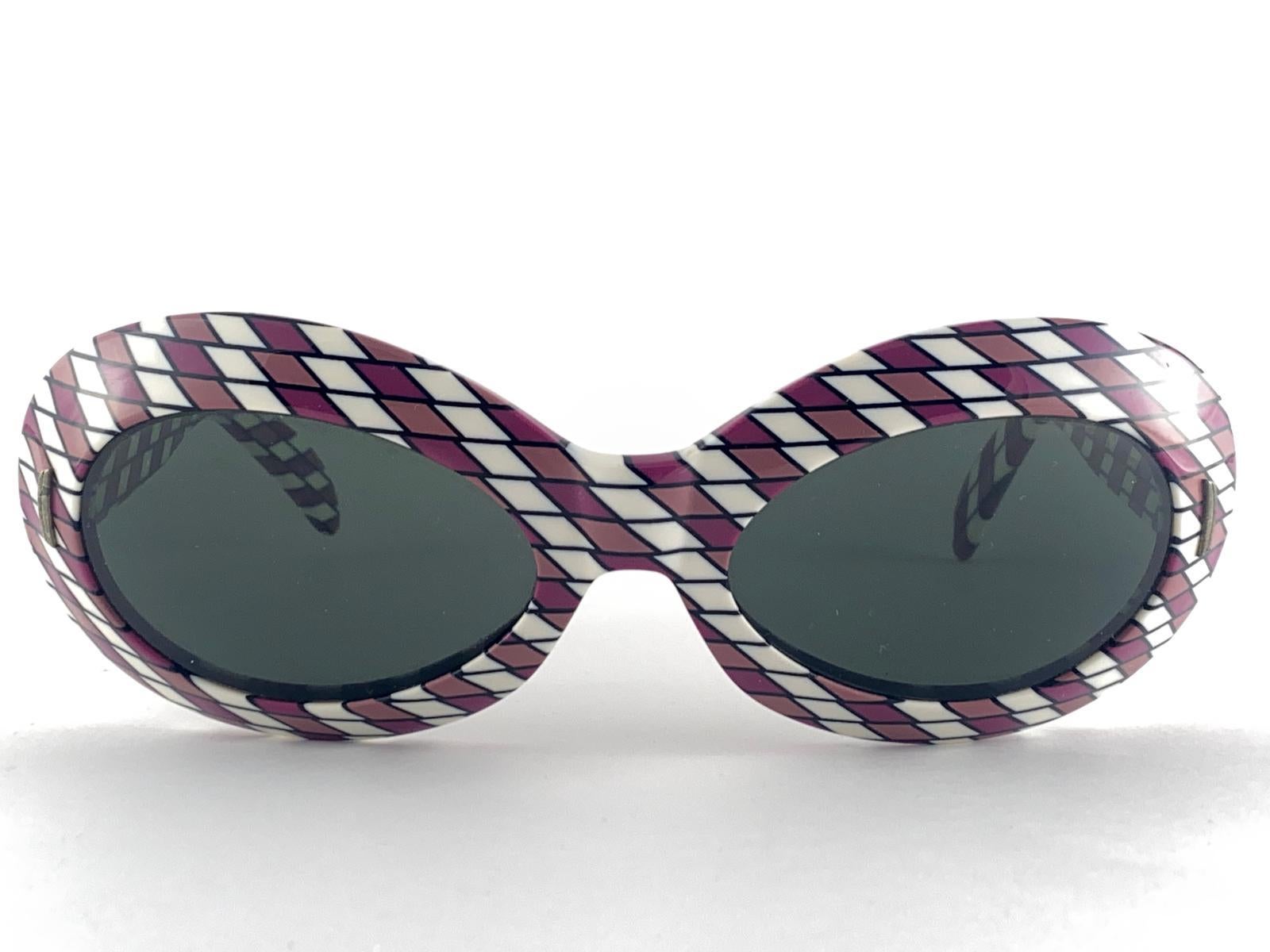 Black Vintage Suntimer Victory Suntimer Made in France 1960 Sunglasses For Sale