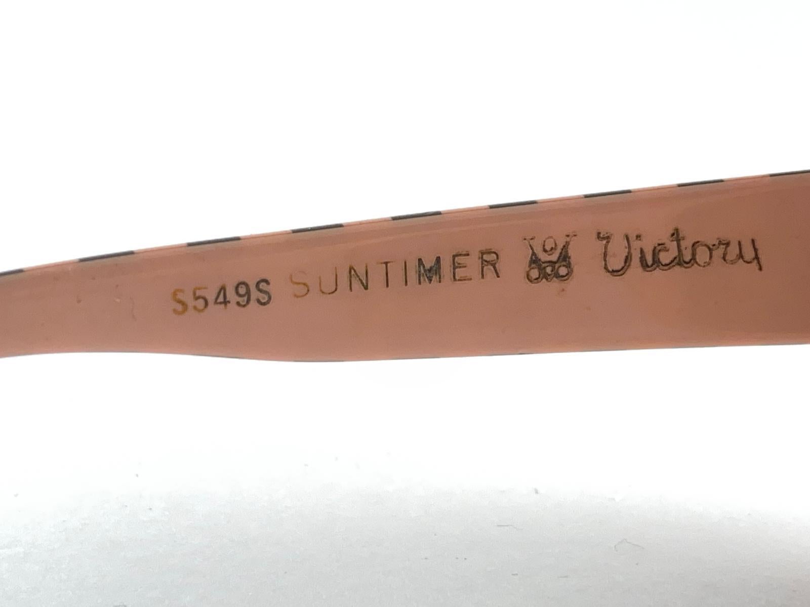 Women's or Men's Vintage Suntimer Victory Suntimer Rose Made in France 1960 Sunglasses For Sale