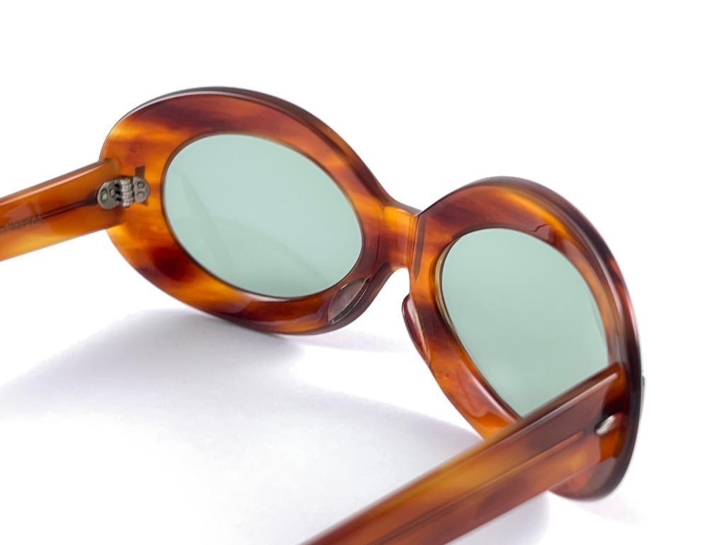 Women's or Men's Vintage Suntimer Victory Tortoise Made in France 1960 Sunglasses 