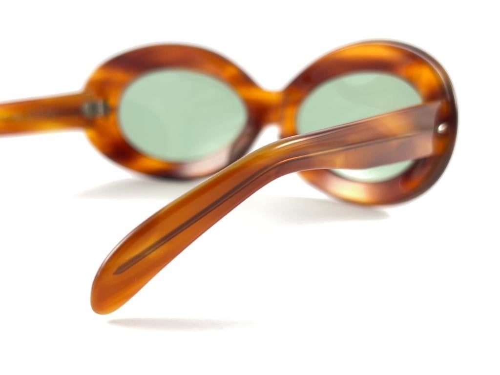 Vintage Suntimer Victory Tortoise Made in France 1960 Sunglasses  5