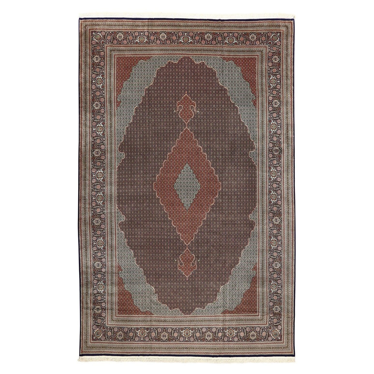 Tappeto vintage Tabriz Akbari persiano super fine - Dimensioni: 19'8 X 12'10