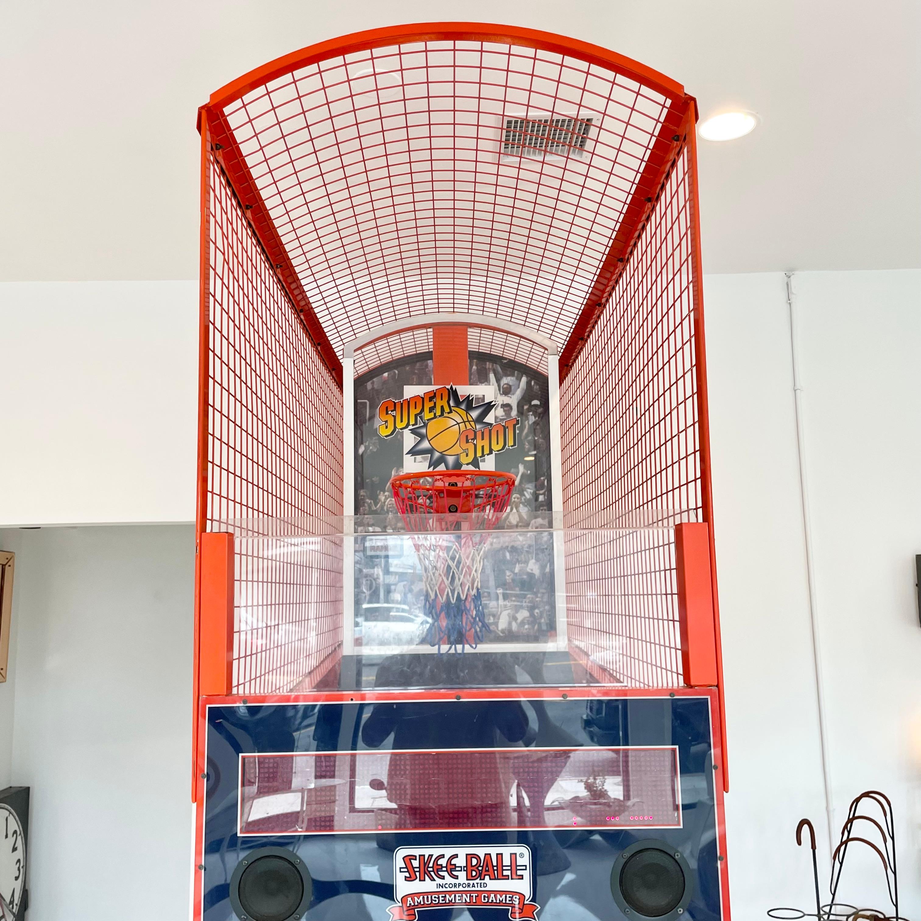 Vintage Super Shot Basketball Arcade Game by Skee-Ball 4
