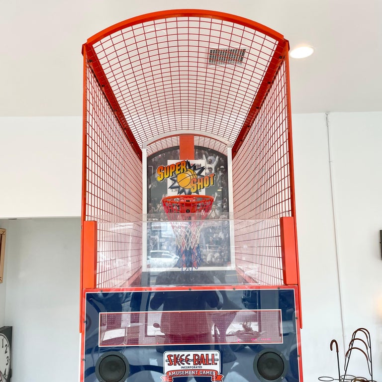 Vintage Super Shot Basketball Arcade Game by SkeeBall For Sale at 1stDibs