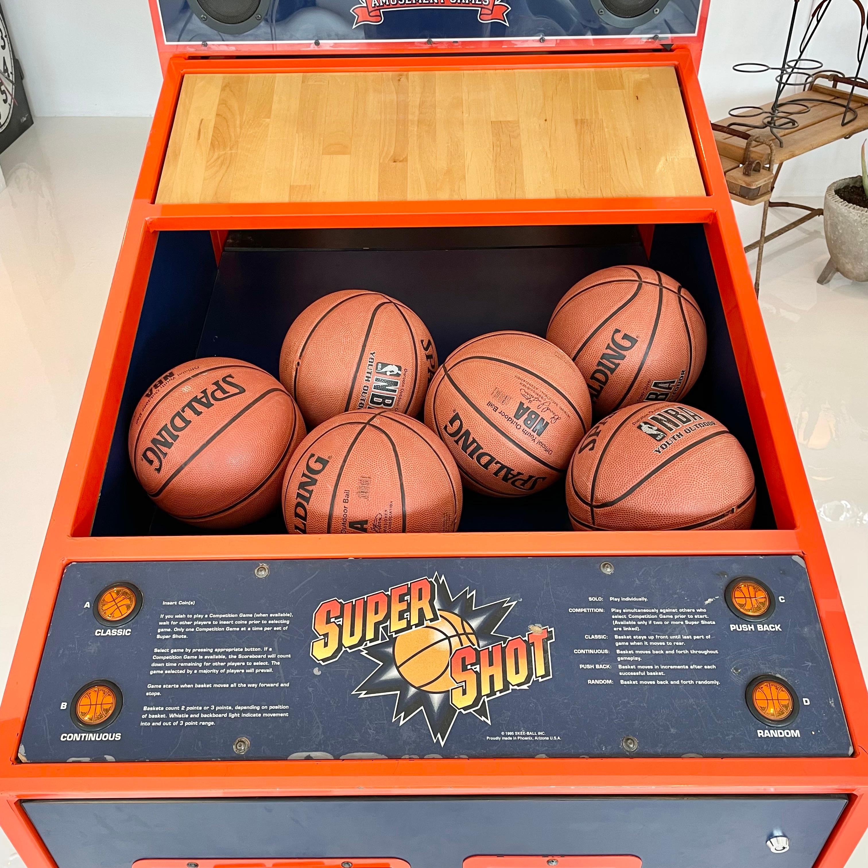vintage basketball arcade game