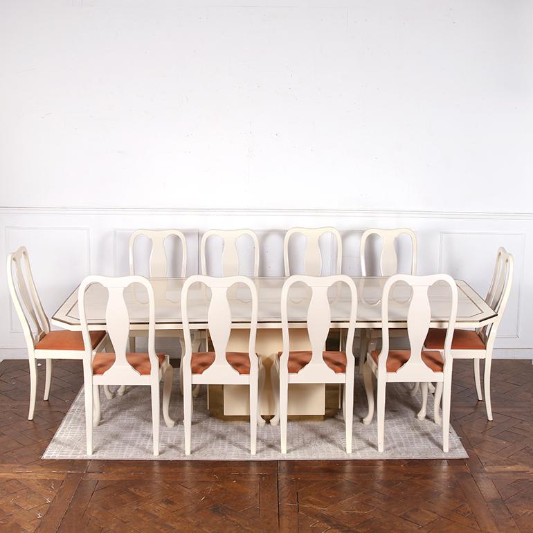 Table de salle à manger 'Jean Claude Mahey' d'époque, de qualité supérieure Bon état - En vente à Vancouver, British Columbia