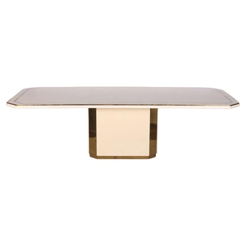 Table de salle à manger 'Jean Claude Mahey' d'époque, de qualité supérieure
