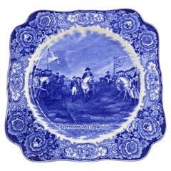 Vintage "Surrender of Cornwallis" Bicentennial Decorative Plate by Crown Ducal