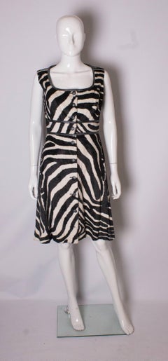 Vintage Susan Small Animal Print Dress