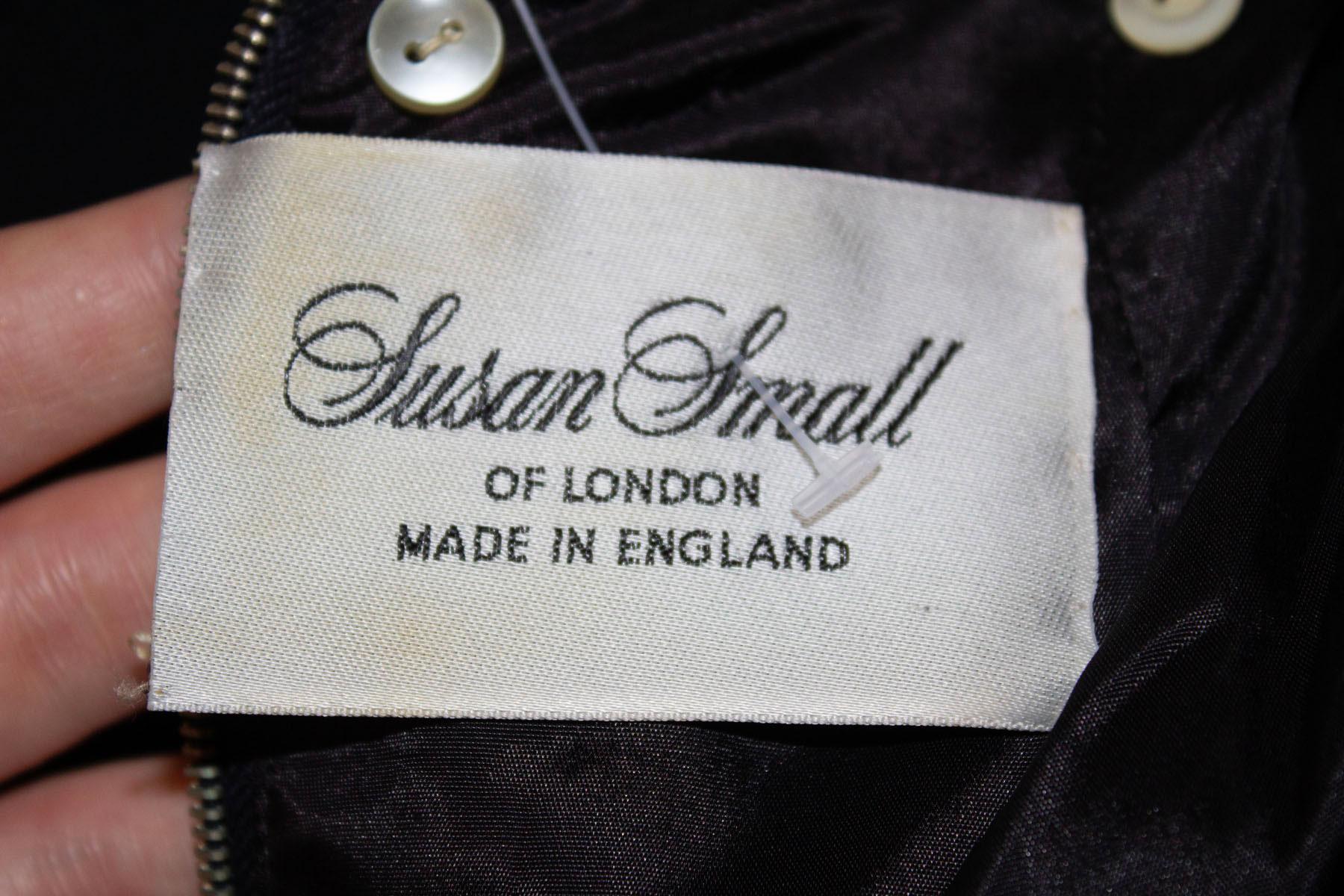 Vintage Susan Small Black Shift Dress For Sale 1