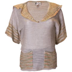 Vintage Susan Kleiner Vintage-Pullover mit Taschen