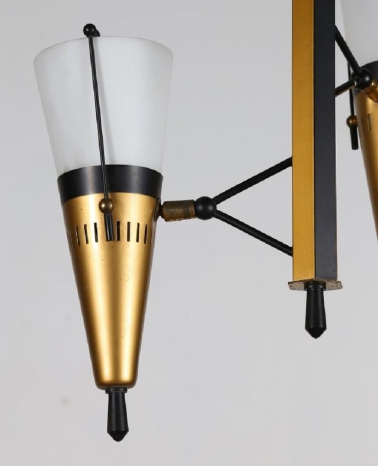 Modern Vintage Suspended Lamp, Italy, 1950s For Sale