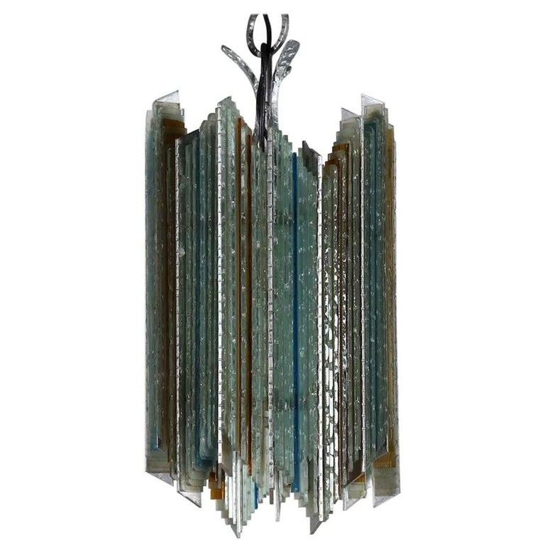 Vintage Suspended Lamp, Poliarte, Italy, 1970s For Sale