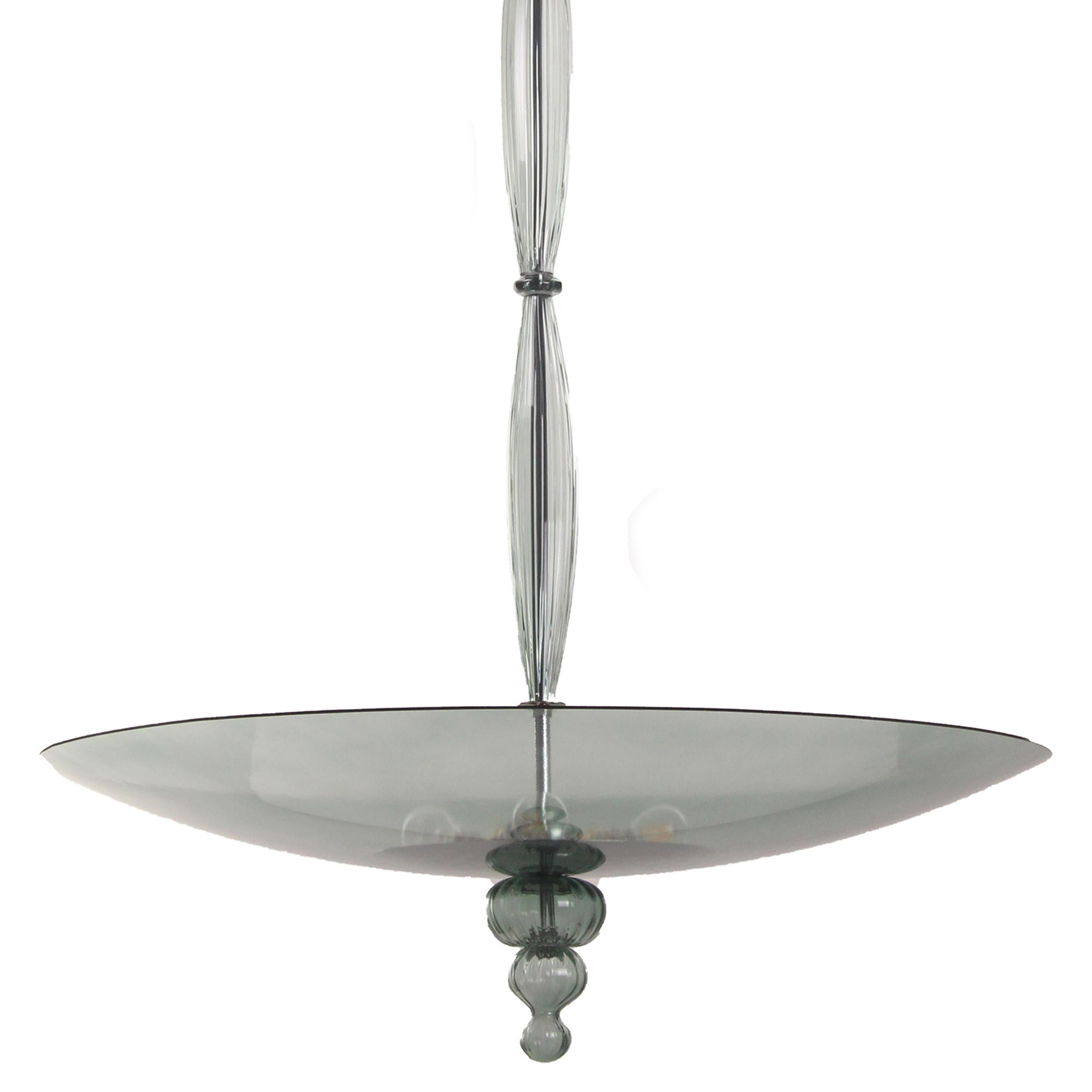 Vintage Suspension in Murano Glass by Multiforme For Sale 4