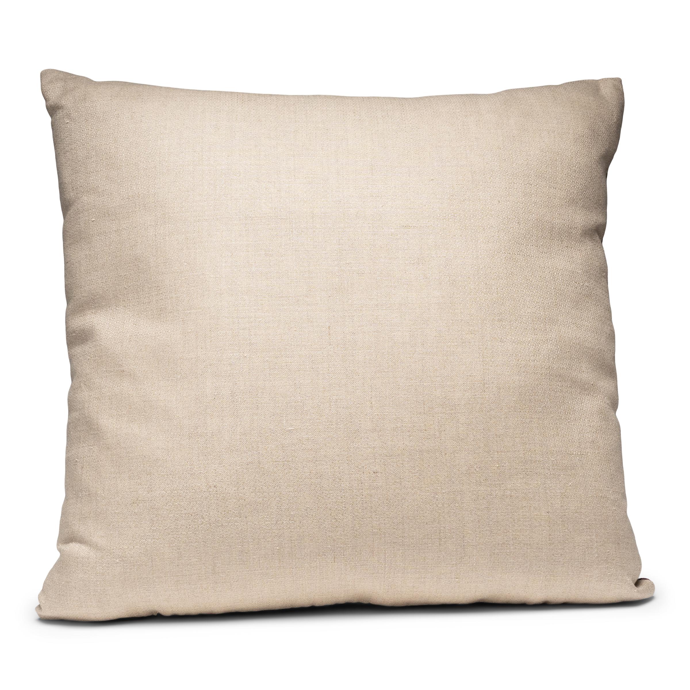 Vintage Suzani Embroidery Throw Pillow In Good Condition For Sale In Chicago, IL