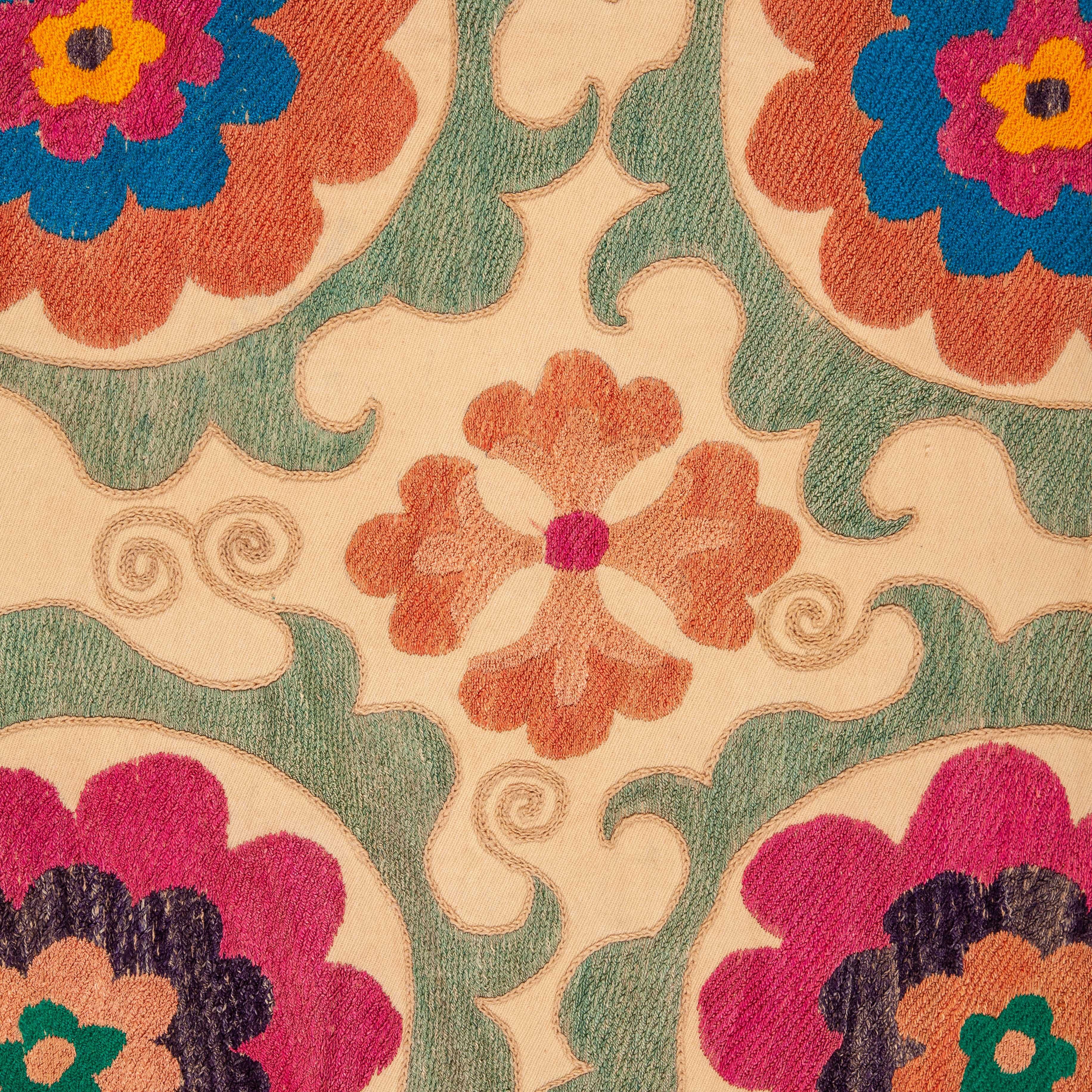 20th Century Vintage Suzani from Bukhara Uzbekistan, 1980s