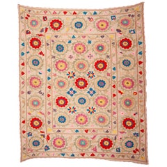 Vintage Suzani from Bukhara, Uzbekistan, 1980s