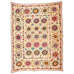 Vintage Suzani from Bukhara Uzbekistan, 1980s