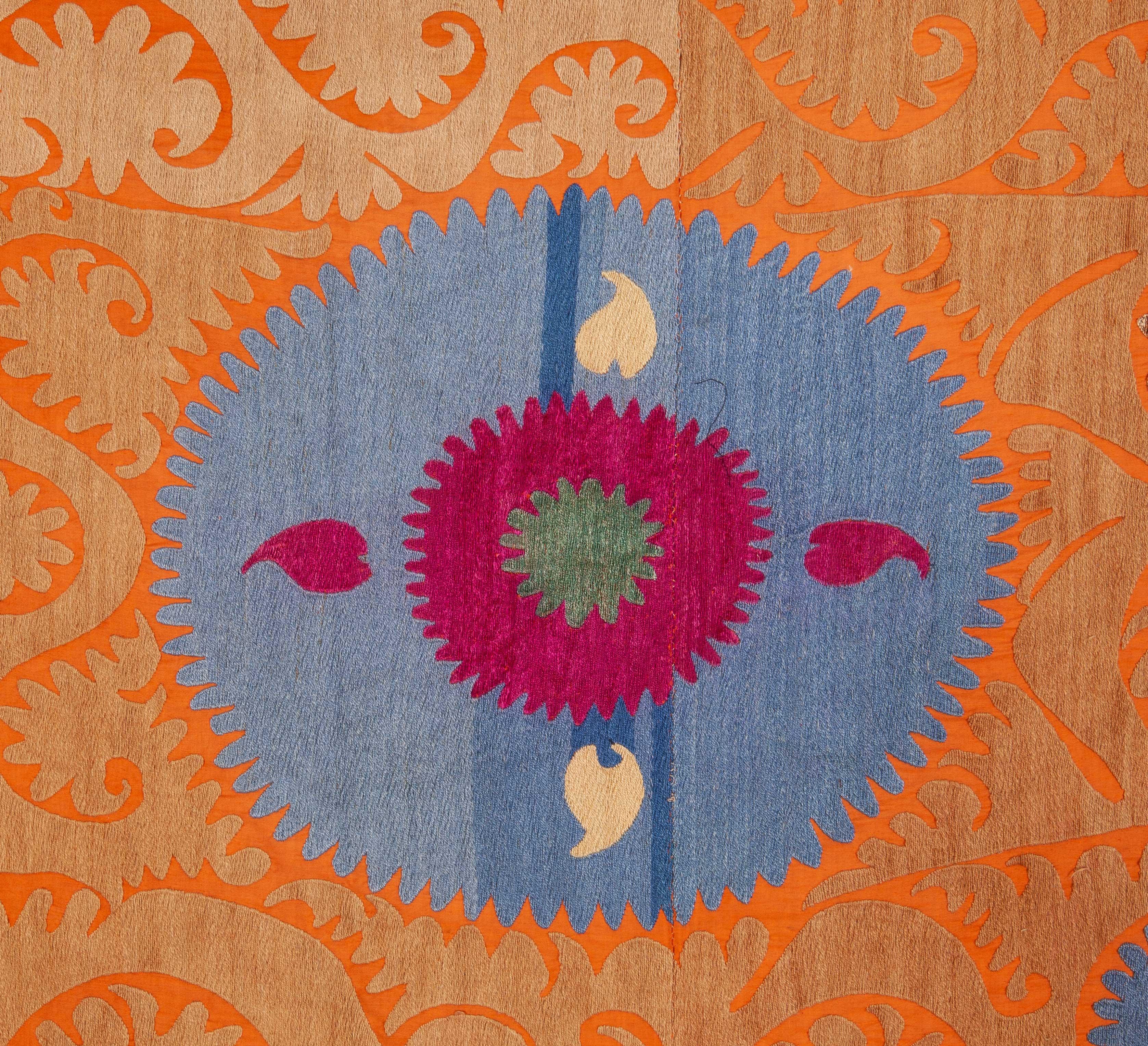 Embroidered Vintage Suzani from Samarkand Uzbekistan, 1960s
