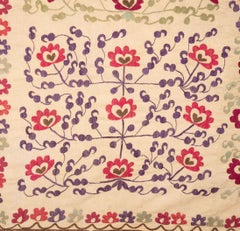 Suzani vintage de Samarkand, Ouzbékistan, 1970