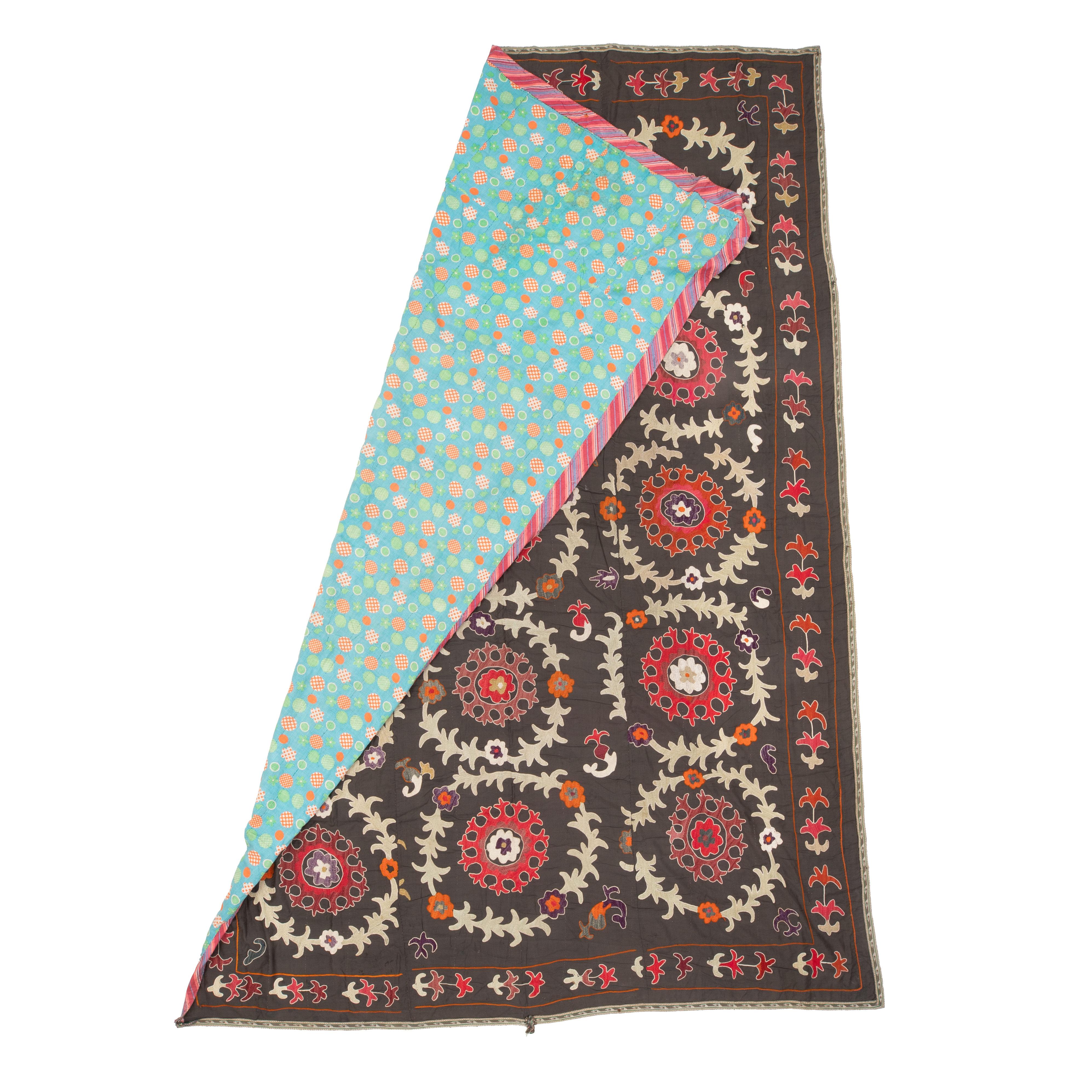 Embroidered Vintage Suzani from , Uzbekistan For Sale
