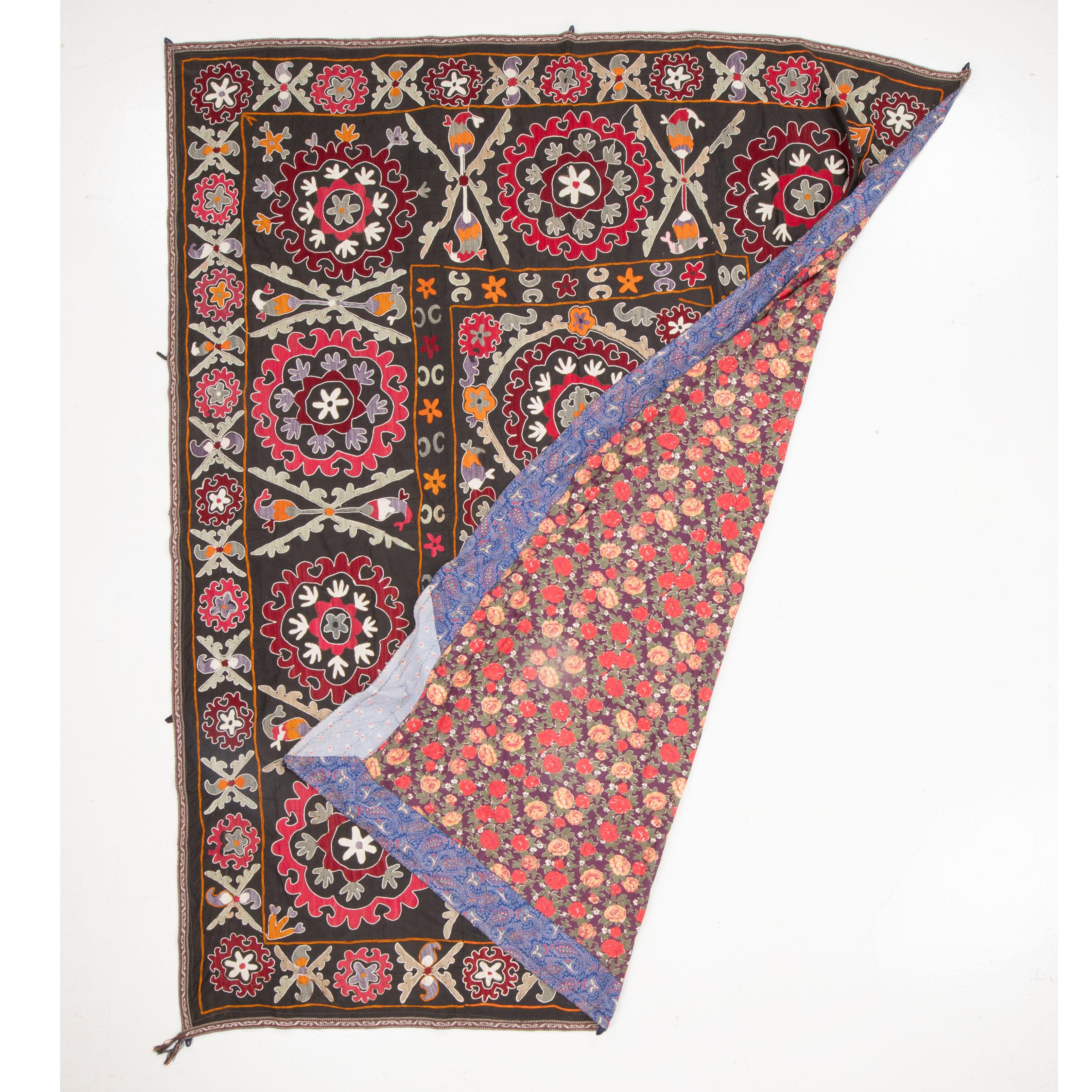 Embroidered Vintage Suzani from , Uzbekistan For Sale
