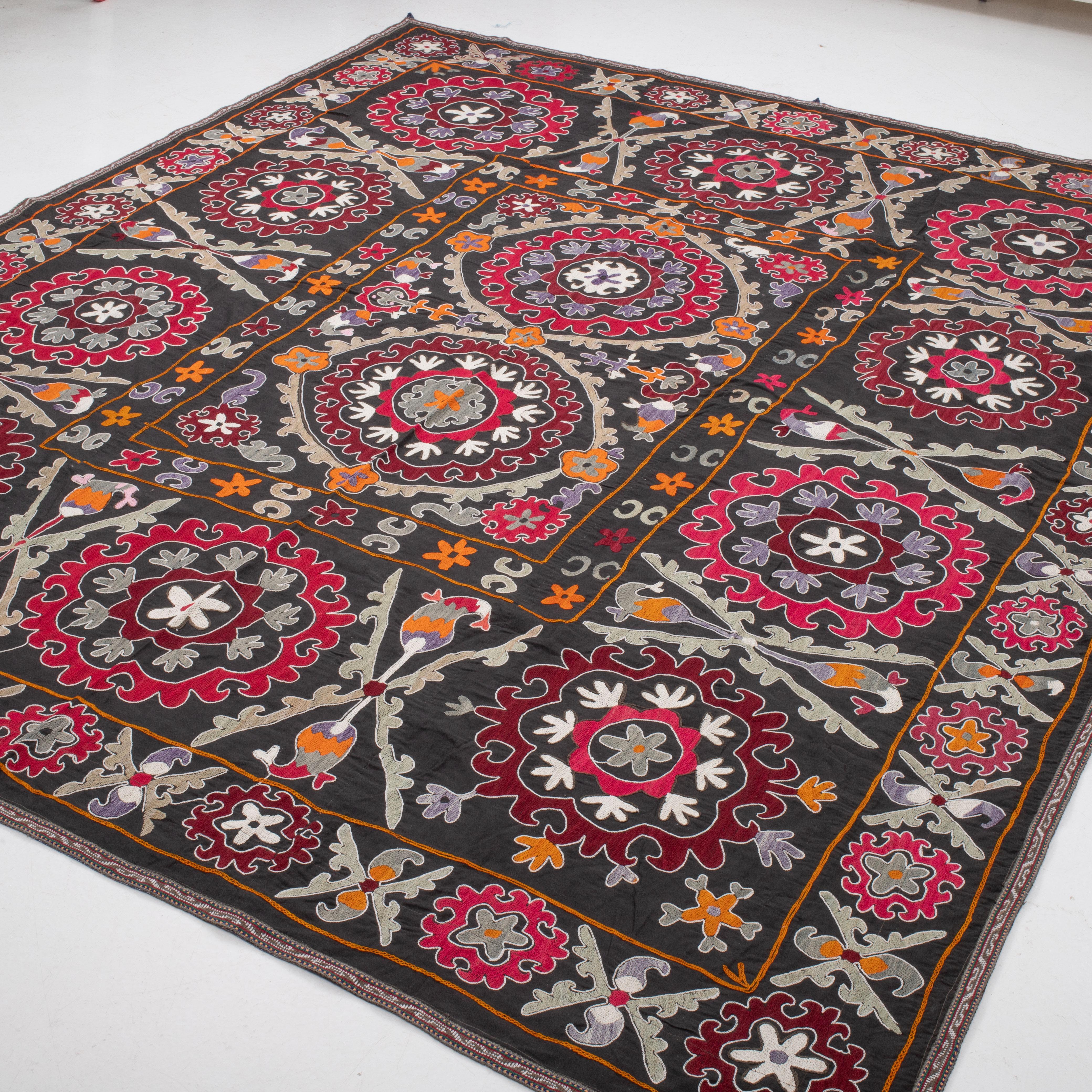 20th Century Vintage Suzani from , Uzbekistan For Sale